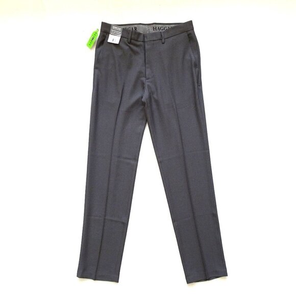 Haggar Other - Haggar Dress Pants Men's 32x34 Gray Flat Front Flex Waistband Office Work